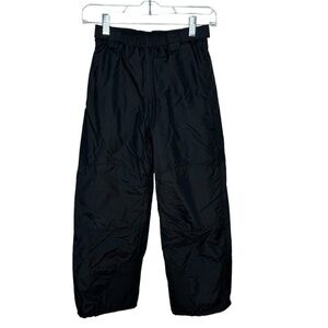 Columbia Boys Snowpants Size 8 Youth Black Pull on Winter